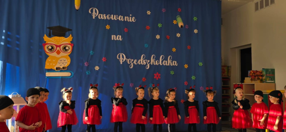Pasowanie na Przedszkolaka w grupie Biedronek