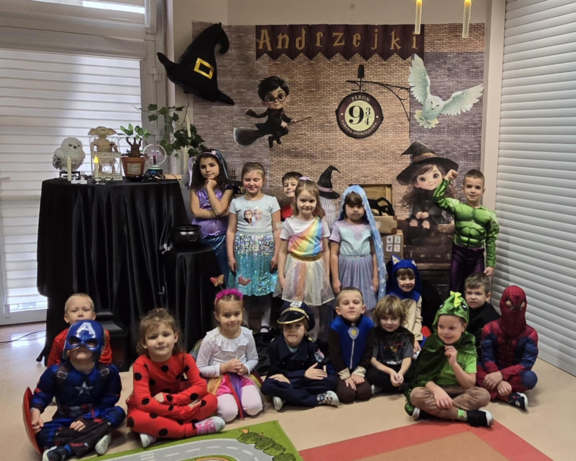 Andrzejki w grupie Smerfów